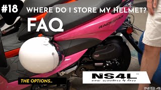 How Can You Store the Helmet on Your Scooter  NS4L Scooter FAQs [upl. by Burnard323]