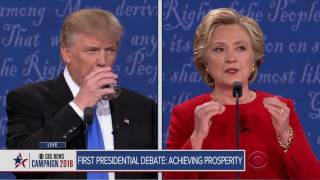 Full video TrumpClinton first presidential debate [upl. by Hofstetter]