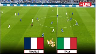 🔴EN DIRECT  FRANCE vs ITALY I UEFA NATIONS LEAGUE LIVE FOOTBALL MATCH TODAY I eFOOTBALL PES 21 GAME [upl. by Blockus]