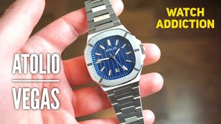 Atolio Vegas Watch Review  Best Patek Aquanaut Alternative [upl. by Murrah85]