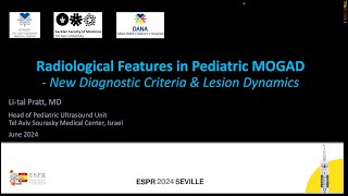 Radiological features in pediatric MOGAD  by Dr LiTal Pratt [upl. by Attelra]