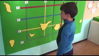 Topología en Educación Infantil estudiando las islas canarias [upl. by Yalhsa]