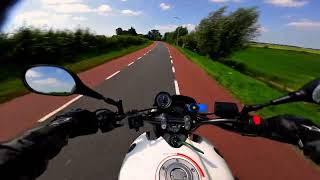 Yamaha MT03 660 POV Pure sound Shot with DJI Osmo action 3 [upl. by Quenna]