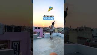 Amritsari Kite Flying 🔥🥰 kite kiteflying kitelover kitefestival kitemarket kitefighting [upl. by Daveen]