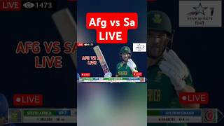 Gtv live cricket match todayafg vs sa odi live streaming today ytshorts afgvssa [upl. by Oirretna]