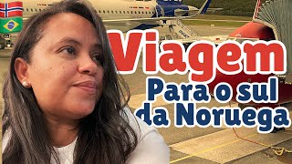 O DIA QUE FUI DO NORTE AO SUL DA NORUEGA PARA REVER UMA AMIGA  VIDA REAL MORANDO FORA DO BRASIL [upl. by Ecniv]