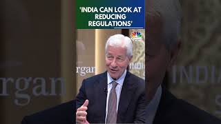 JPMorgan Chase CEO Jamie Dimon On Indias FDI Opportunities  N18S  CNBC TV18 [upl. by Treb192]