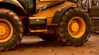 Cat® Backhoe Loader F Series SideShift in the dirt [upl. by Rosalind]