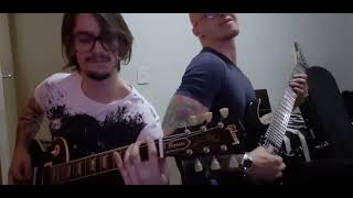 Andre Navacinsk amp AndrePerucci  Laid to Rest Lamb of God guitars playthrough cover one take [upl. by Gipps]