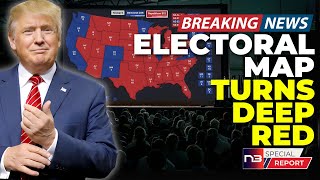 🚨BREAKING Electoral Map Turns Red Harris Campaign in Panic Mode as Trump Leads🚨 [upl. by Cornelle541]