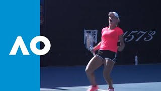 Yulia Putintseva v Barbora Strycova match highlights 1R  Australian Open 2019 [upl. by Einapets]