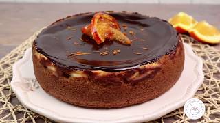 CHEESECAKE ARANCIA E CIOCCOLATO cotta ricetta Ho Voglia di Dolce [upl. by Dlorag]