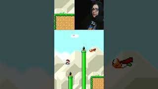 Chicanery Beginner Edition by Buflen Part 2 smw kaizo gaming shorts twitch mario [upl. by Atinwahs]