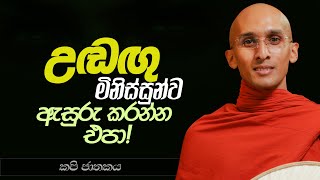 202 උඬඟු මිනිස්සුන්ව ඇසුරු කරන්න එපා  කපි ජාතකය  20231214 [upl. by Raycher]