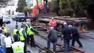 Trevithick Day 2008 unloading the train [upl. by Ardnuahsal]