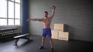 Kettlebell Clean And Press [upl. by Eirellam]