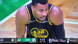 061022 2022 NBA Finals G4 1Q P3  Golden State Warriors vs Boston Celtics [upl. by Lemrac]