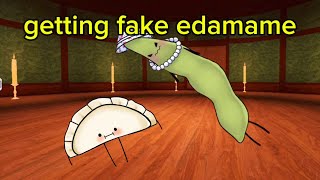 getting fake edamame animation secretstaycation [upl. by Petes]