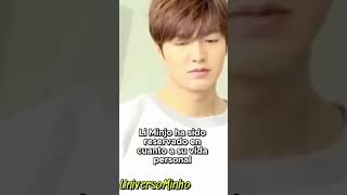 🔥 LEE MIN HO Sorprende a Todos con Sus Palabras Sobre KIM GO EUN 💥 [upl. by Yreffej]