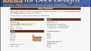 Stair Stringer Calculator Tutorial [upl. by Valentijn436]