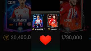 KIMMICH vs KOKE FC card comparison 🔥🔥 fifa fifamobile football soccer eafc24 vs [upl. by Stoddart]