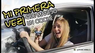 MI PRIMERA VEZ Que manejo un coche Patricia clase coche en Ciudad Real [upl. by Kerat]