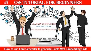 How to use Font Generator to generate Fonts Web Embedding CodeCSS Tutorial for Beginners [upl. by Dickson]