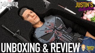 Punisher Netflix Daredevil 16 Scale Figure Facepoolfigure Unboxing amp Review [upl. by Ahsiyt]