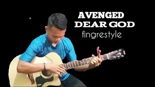 AVENGEDDEAR GOD  fingrestyle  cover wardiman  dear God fingrestyle cover song [upl. by Halli]