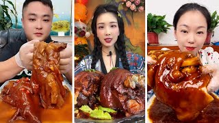 Mukbang Delicious Dishes of Fatty Meat Lamb Dining Sounds Bring Great Relaxation 42 [upl. by Heyward]