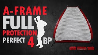 PowerNet Portable Baseball Pitching Screen 7 X 7 Bow Style [upl. by Avihs252]