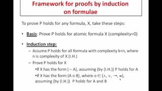 12 Framework for Induction on Formulae [upl. by Renmus]