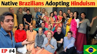 Brazilians doing Aarti Bhajans amp Chanting Mantras 🕉️🇧🇷 [upl. by Letsou770]