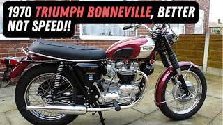 1970 Triumph Boneville T120 Offering The Best Of its Time Beating Others [upl. by Yusuk]