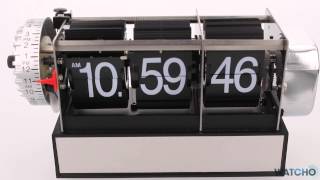 Retro Flip Airline Display Style Clock With Alarm Function [upl. by Lamee]