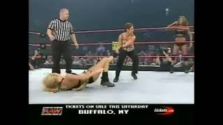 2004 10 18 RAW 2 Stacy Keibler Nidia and Victoria vs Trish Stratus Molly Holly and Gail Kim [upl. by Rehtaef]