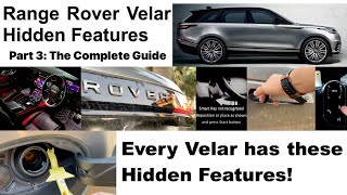 Range Rover Velar Hidden Features  Part 3 The Complete Guide [upl. by Dubois]