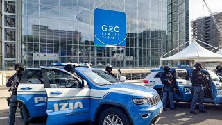 G20 Roma si blinda mentre Draghi prepara la sfida sul clima [upl. by Philis459]