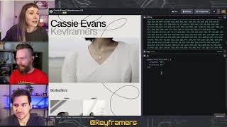 LIVE Scrolly Path with Cassie Evans  GSAP ScrollTrigger  keyframers 41 [upl. by Nnep152]