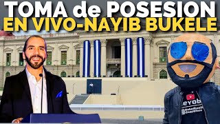 EN VIVO en TOMA de POSESIÓN de NAYIB BUKELE  HeyObi [upl. by Odoric]