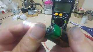 Converting a 9V battery to a 3V battery short circuit😜no2 [upl. by Niuq]