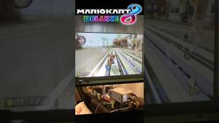 Playing Mario Kart on a Mini Projector mario miniprojector shorts [upl. by Dillie]