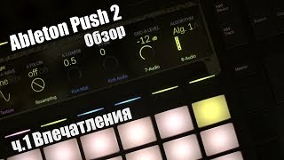 Ableton Push 2 Обзор Первый взгляд и общие впечатления ч 1 [upl. by Acnoib127]