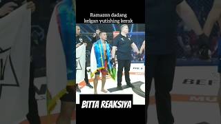 RAMAZON TEMIROVGA REAKSIYA AYAMANG shorts ufc mma boks shortsvideo maxmudmurodov [upl. by Elyrrad]