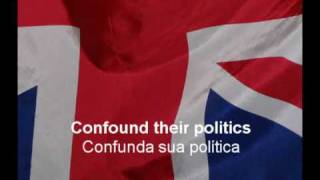 British Anthem  Hino do Reino Unido ENPT [upl. by Ilac]