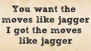 Moves Like Jagger feat Christina Aguilera  Maroon 5 Lyrics [upl. by Carny]