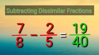 Adding and Subtracting Dissimilar Fractions using BUTTERFLY METHOD [upl. by Gniw865]