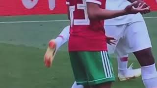 Briga entre Benatia e Pepe  Portugal X Marrocos  Copa 2018 20062018 [upl. by Leinto]