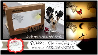 Schattentheater selber basteln  Schattenkino basteln  Geschenkidee für Kinder  Stampin´Up  DIY [upl. by Fleeman88]