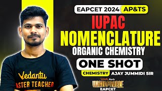 IUPAC Nomenclature Organic Chemistry Class 11  EAPCET Chemistry  Pakka 3540 In EAPCET 2024 [upl. by Nashner851]